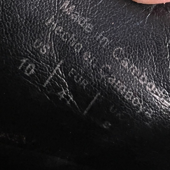 Aldo black faux leather pull on boots shoes size 10 - Picture 10 of 11